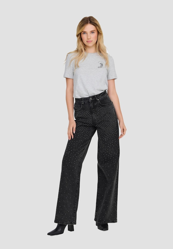 Hope Rhinestone High Waist Bootcut-3