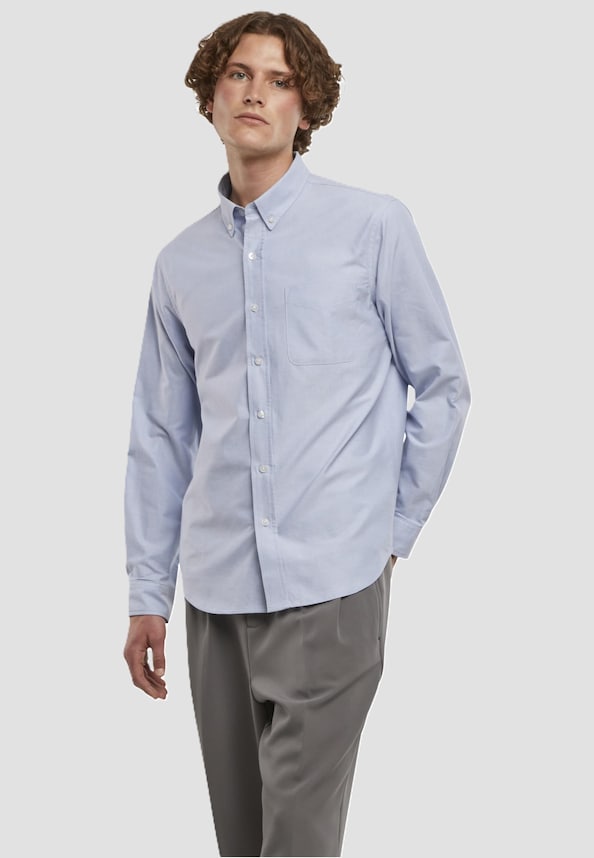 Button Up Oxford Shirt-0