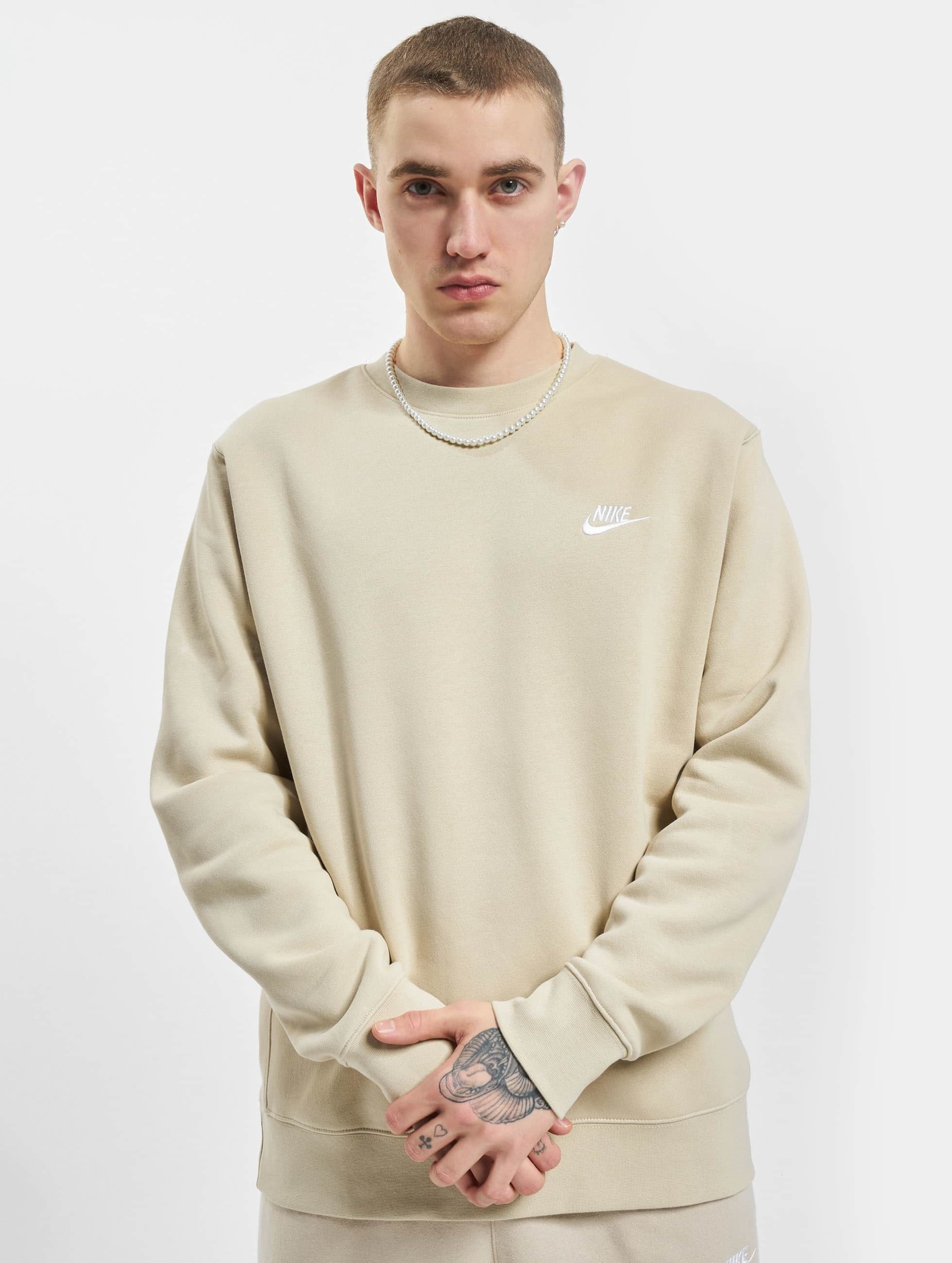 Nike crewneck sweatshirt online beige