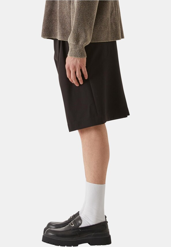 Lost Youth Double Pleated Dressed Shorts-2