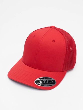 FLEXFIT 110  MESH CAP red one size