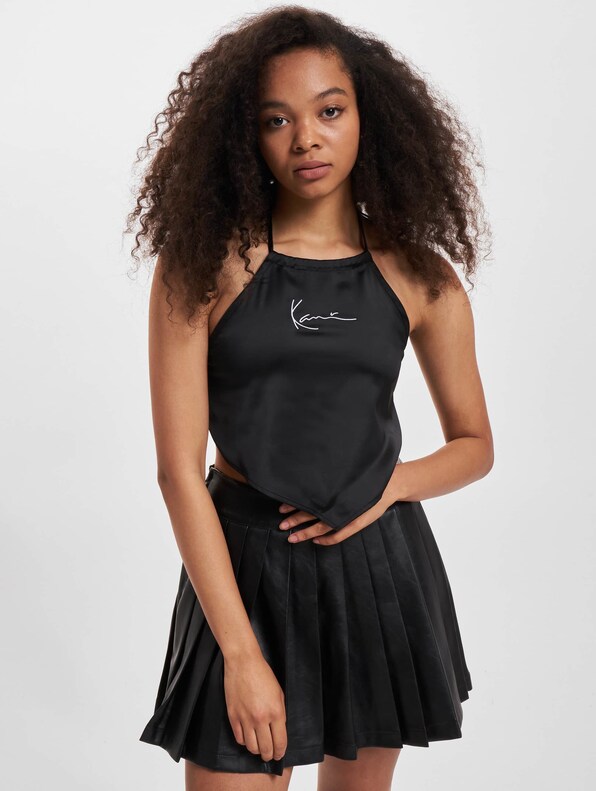 KW222-035-2 KK Small Signature Satin Top-2