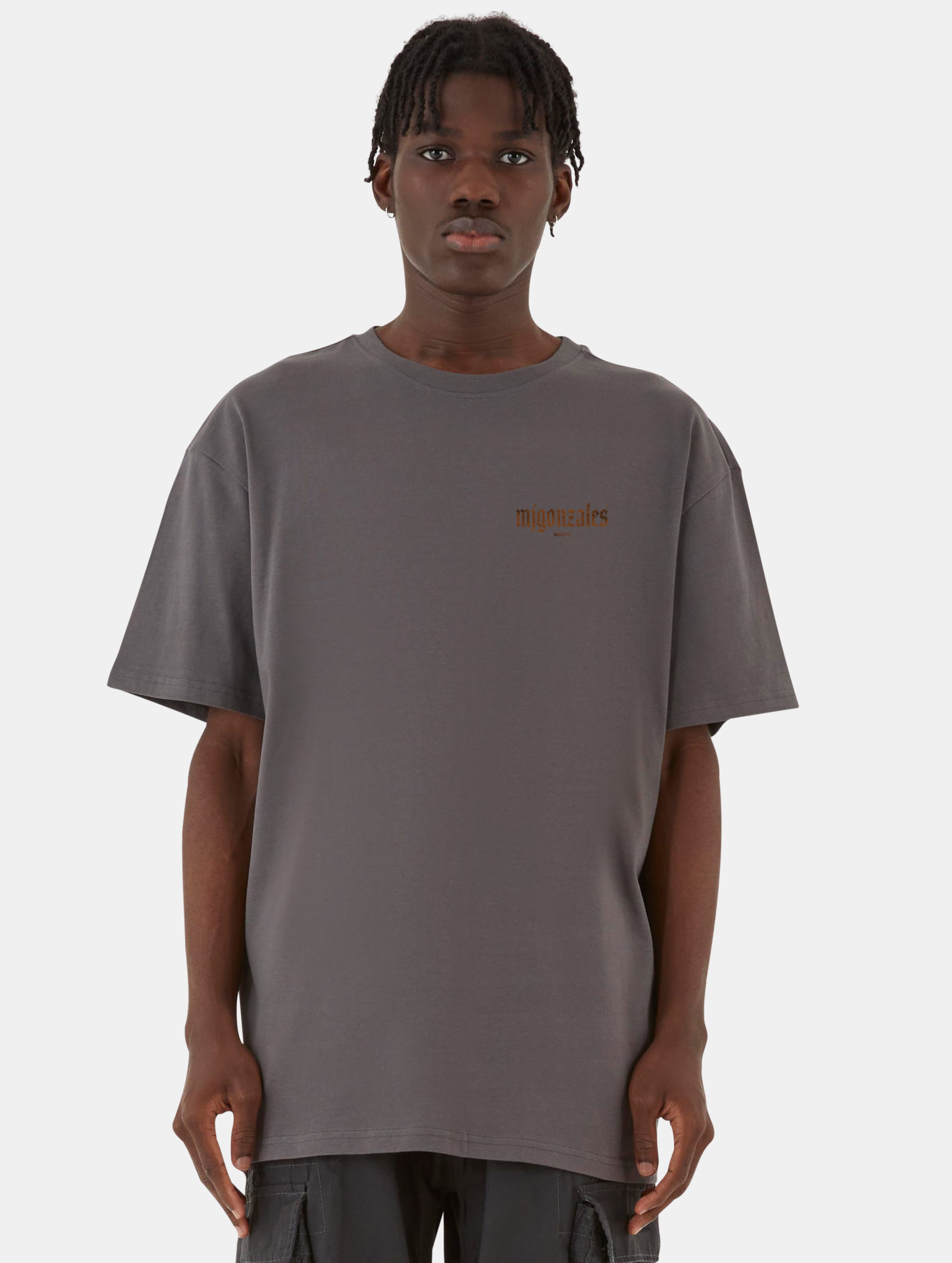 MJ Gonzales SACRED AURA heavy oversized T-Shirts Männer,Unisex op kleur grijs, Maat L
