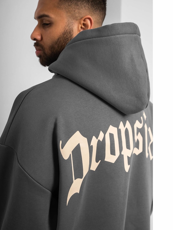 Dropsize Heavy Oversize Backprint Hoodies-4