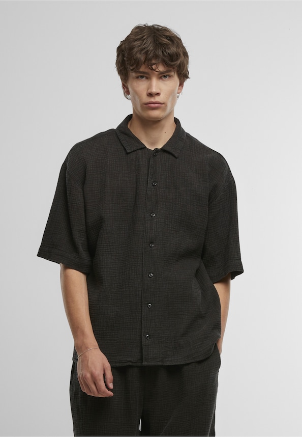 Acid Washed Musselin Shirt-0
