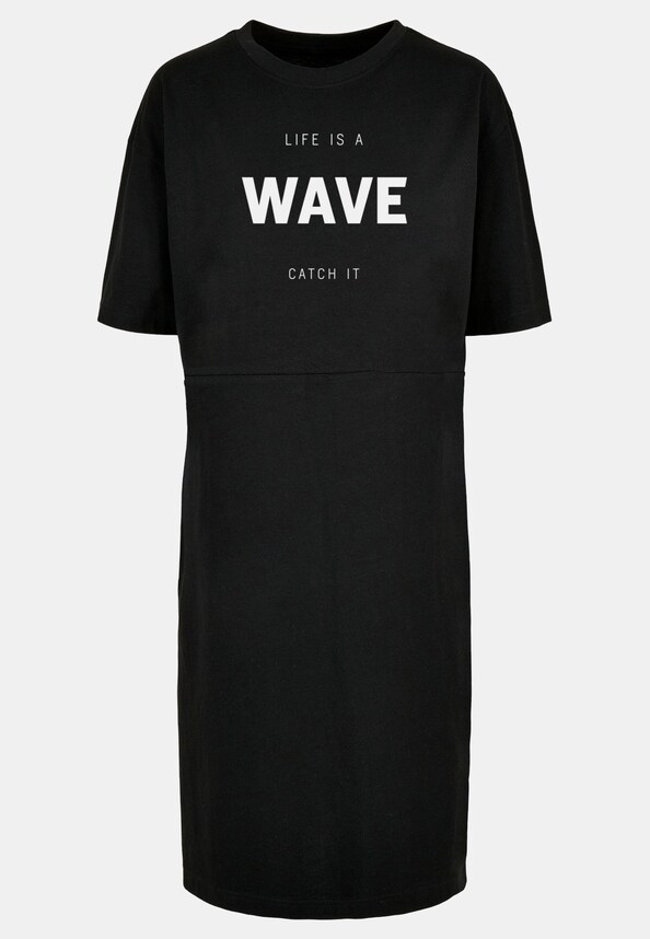 Ladies Summer - Life is a wave Oversized Slit-2