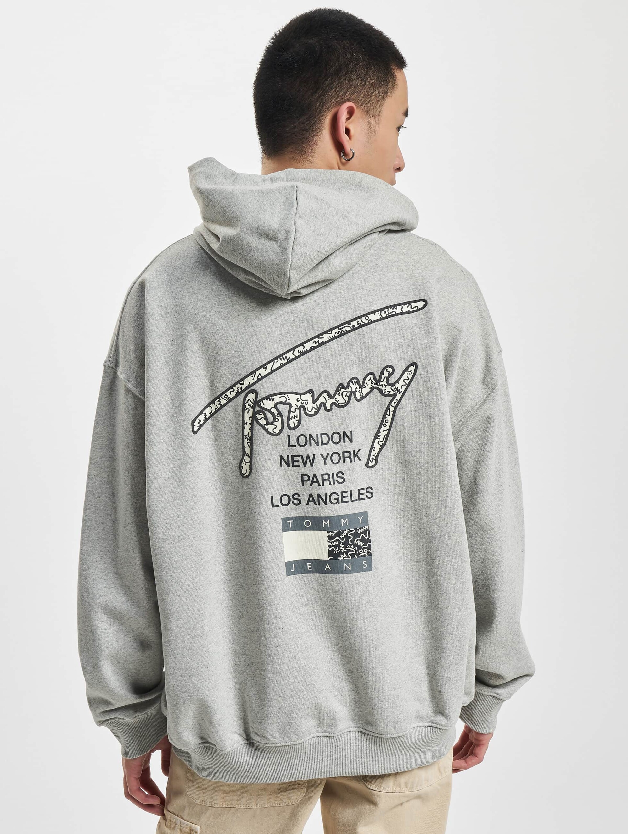 Tommy jeans hoodie outlet white