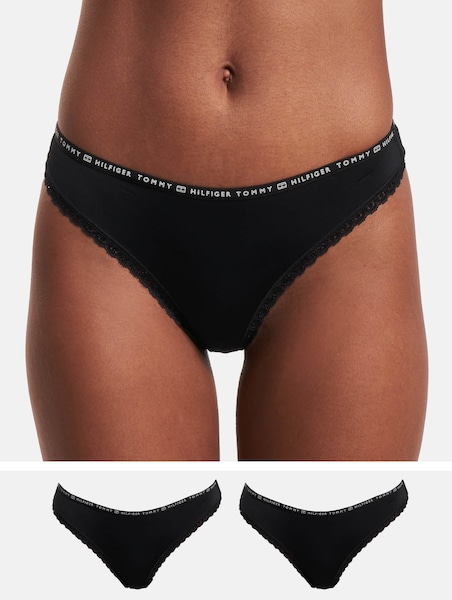 Women's underwear Tommy Hilfiger Thong Black