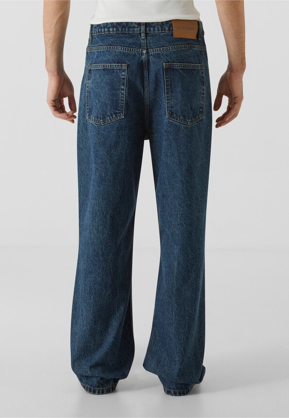 Adrik Basic Baggy Jeans-1