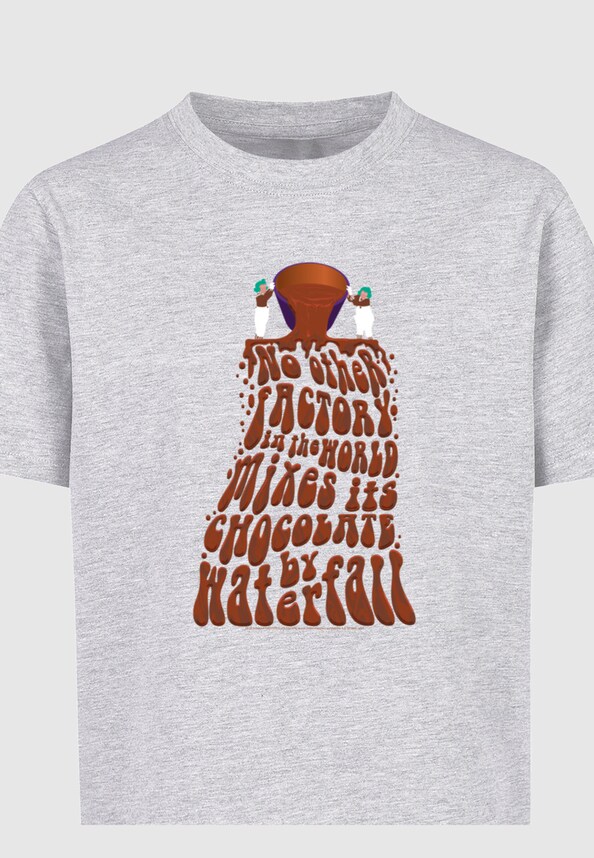 Kids Willy Wonka - Chocolate Waterfall Basic T-Shirt-2