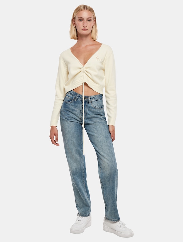 Chest Signature Gathered Knit-3