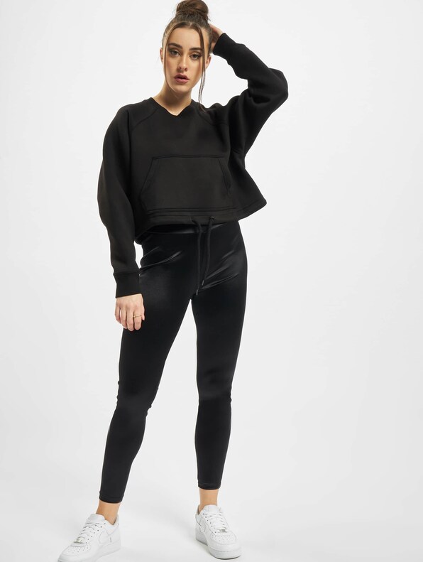 Ladies Oversized Short Raglan Crew-4