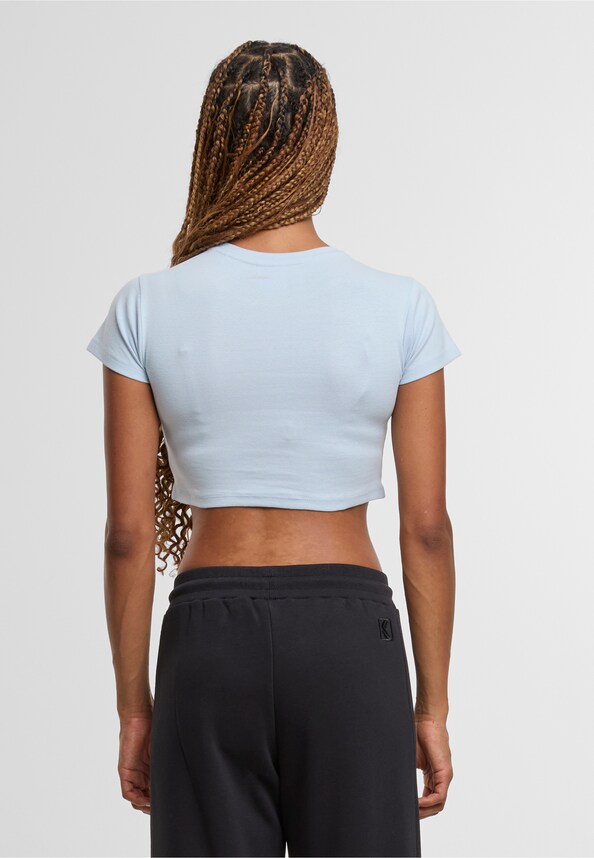 Slogan Cropped T-Shirt-1