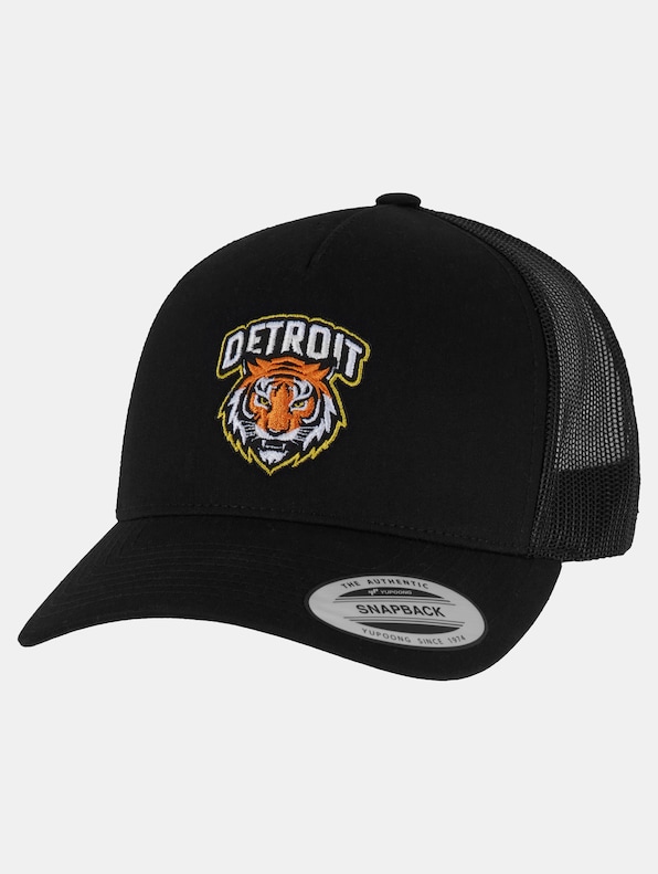 Detroit Tiger Head Patch 5-Panel Retro -0
