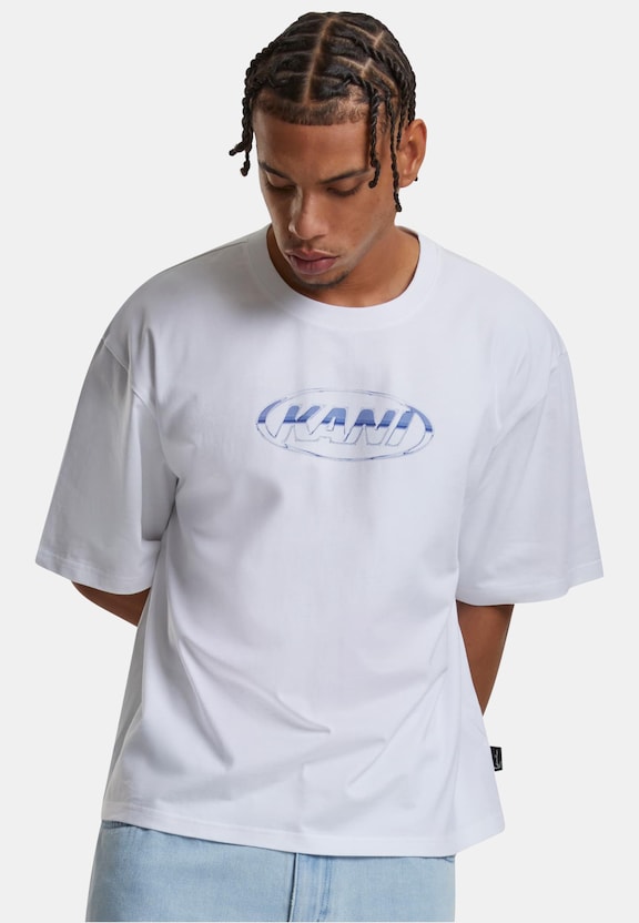 Woven Signature Chrome LOGo Crop-0