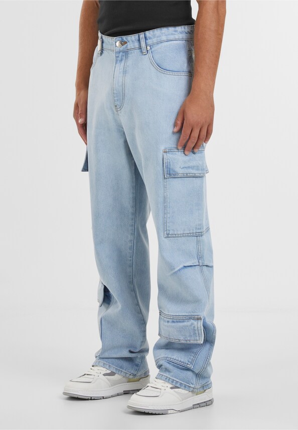 Vorin Cargo Baggy Jeans-2