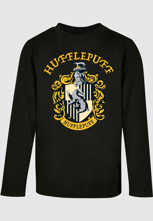 Kids Harry Potter - Hufflepuff Crest Longsleeve-0