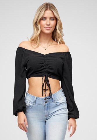 Ballonärmeln & Raffdetail 