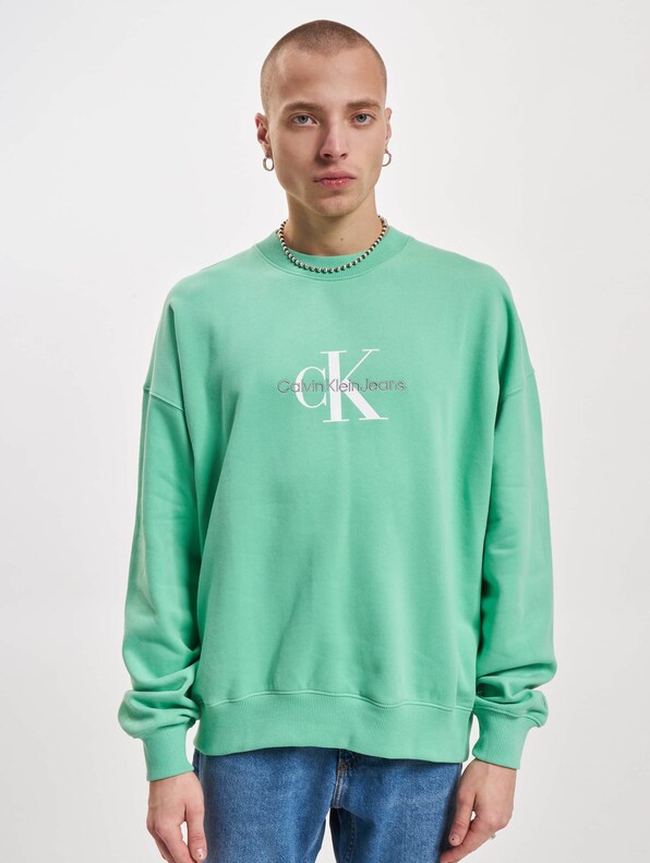 Calvin Klein Jeans Monologo Oversized Crew Neck Sweater-2