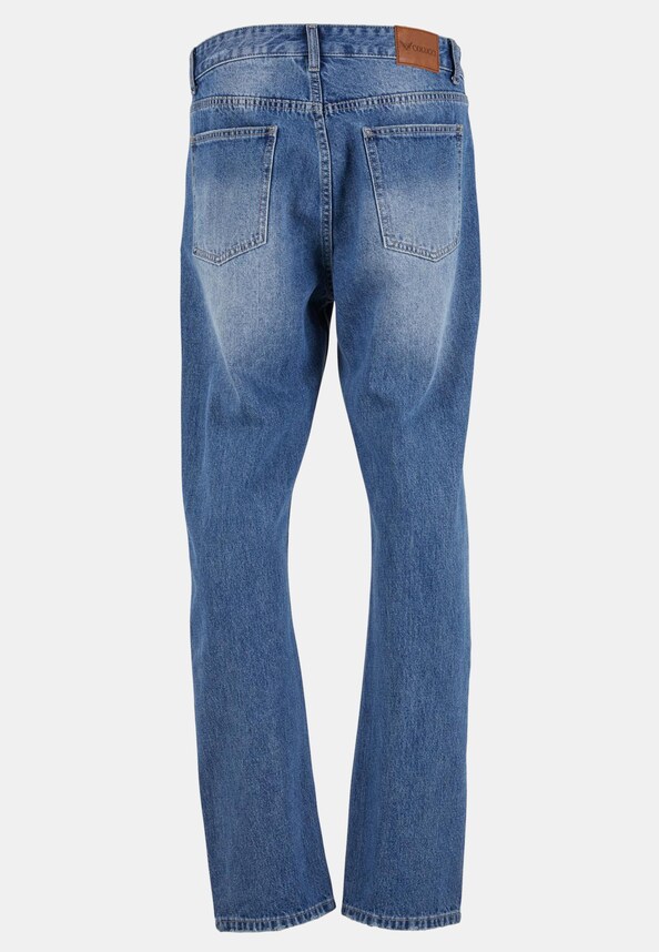 STRAIGHT JEANS PANTS DISTRESSED-5