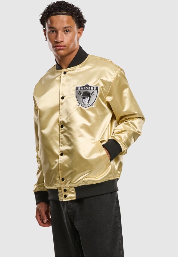Mitchell & Ness NFL Fashion Lw Satin - Oakland Raiders Collegejacke-0