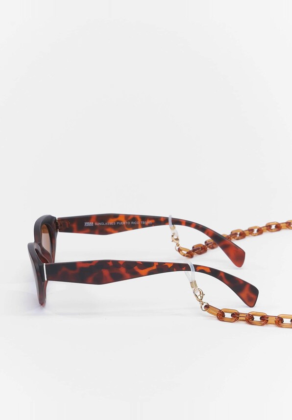 Urban Classics Puerto Rico Sunglasses With Chain-4