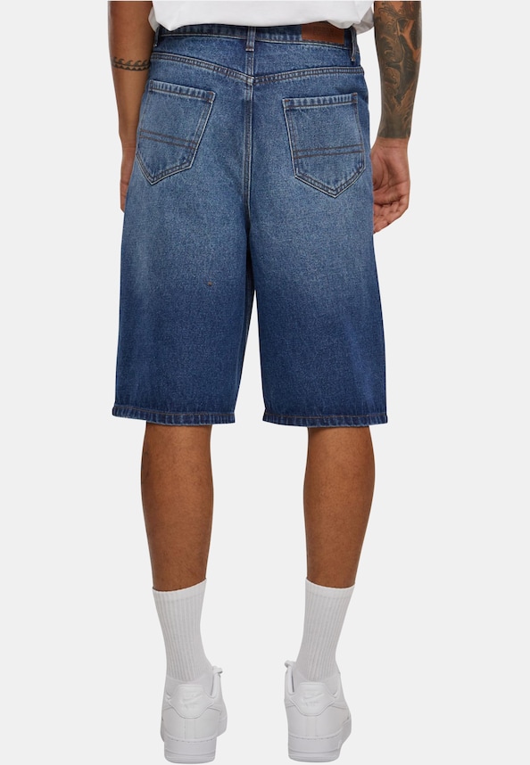 90's Heavy Denim Shorts-1