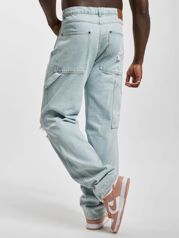 Retro Baggy Workwear Knee Cut -1