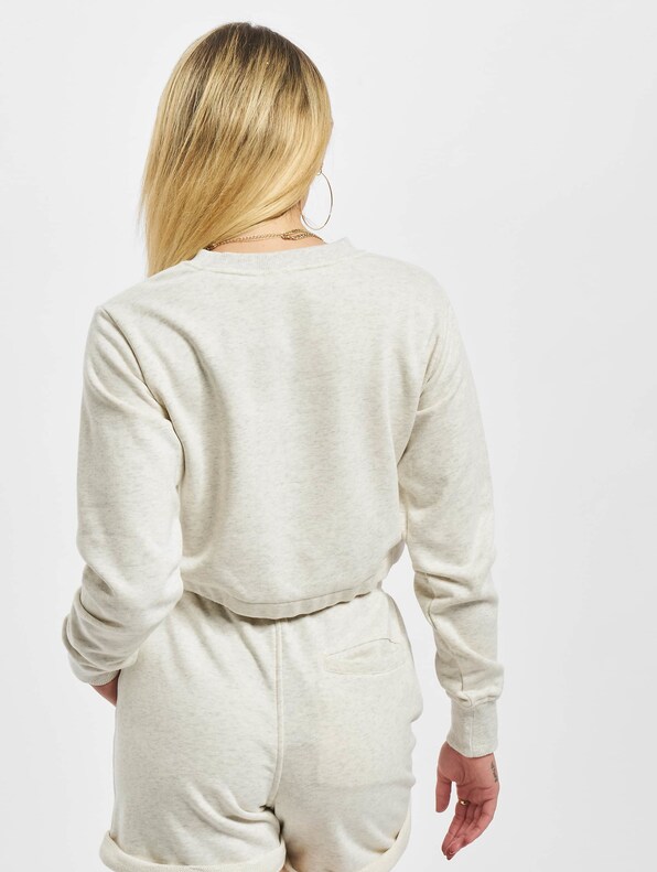 Ladies Oversized Cropped Crewneck-1