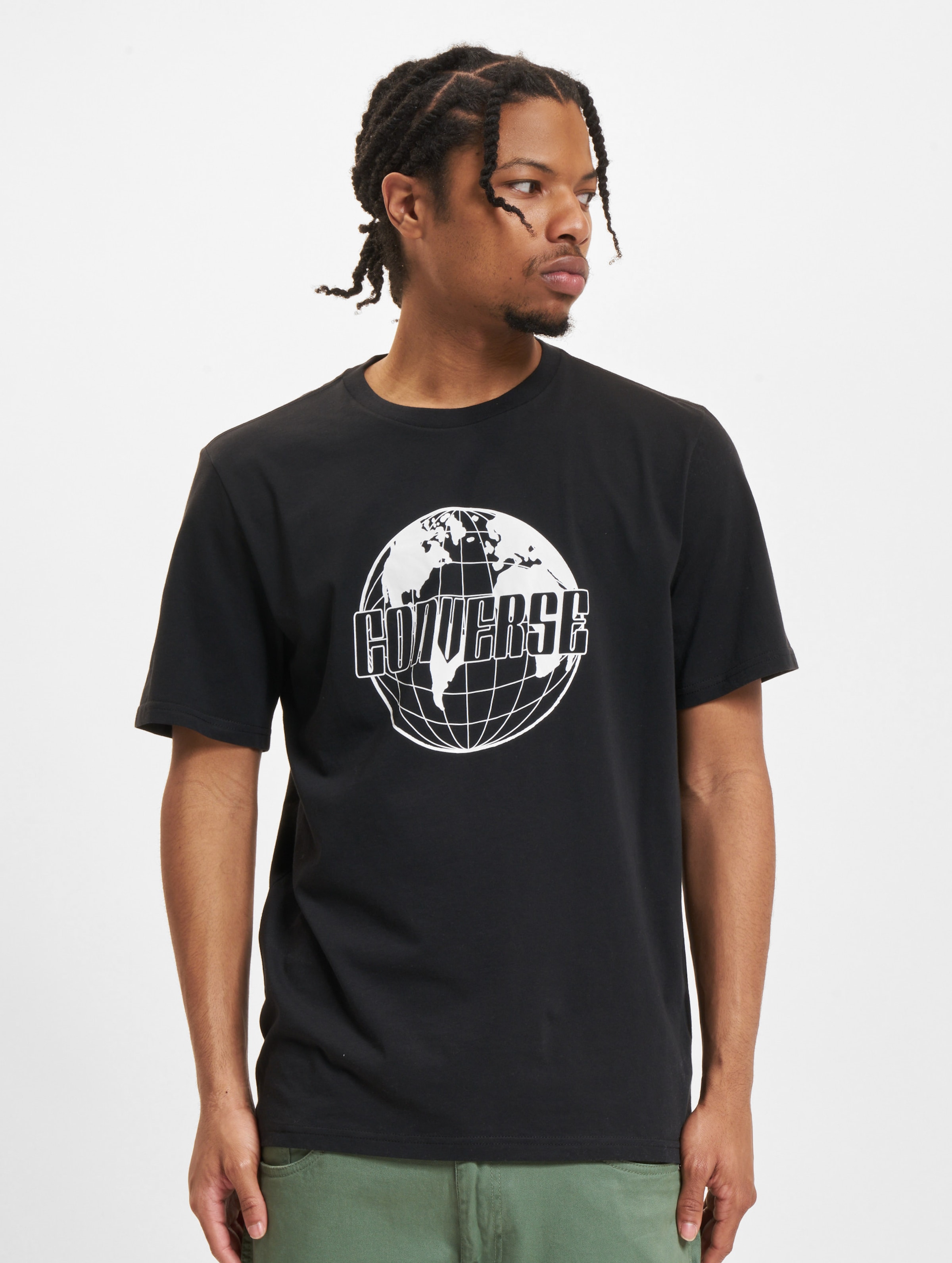 Converse Global Graphic T-Shirt Männer,Unisex op kleur zwart, Maat M