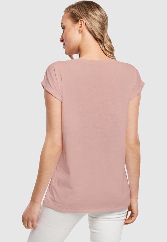 Ladies One Line Extended Shoulder Tee-1