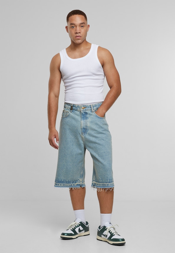 Joran Open Hem Baggy Shorts-2