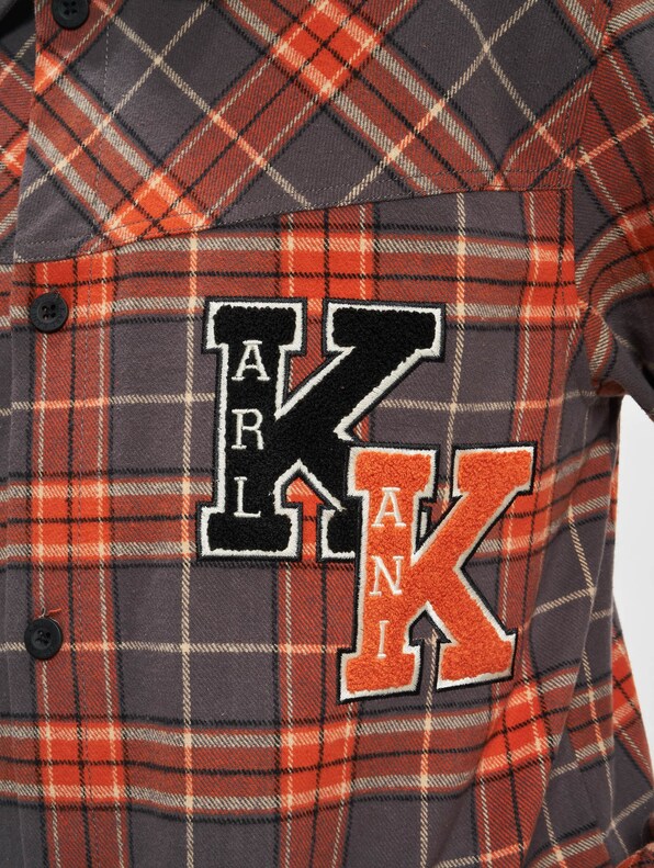 Karl Kani Chest Signature Heavy Flannel Shirt-4