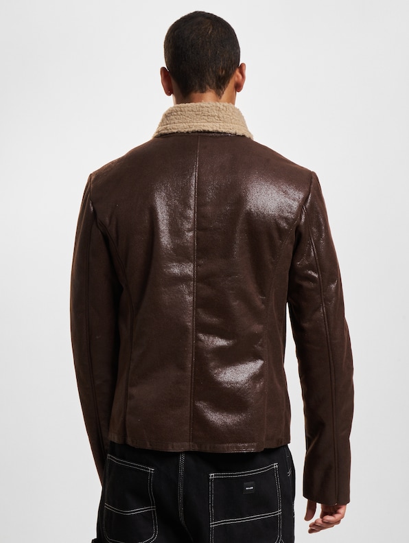 VSCT Clubwear Sheepskin Biker Jacket-1