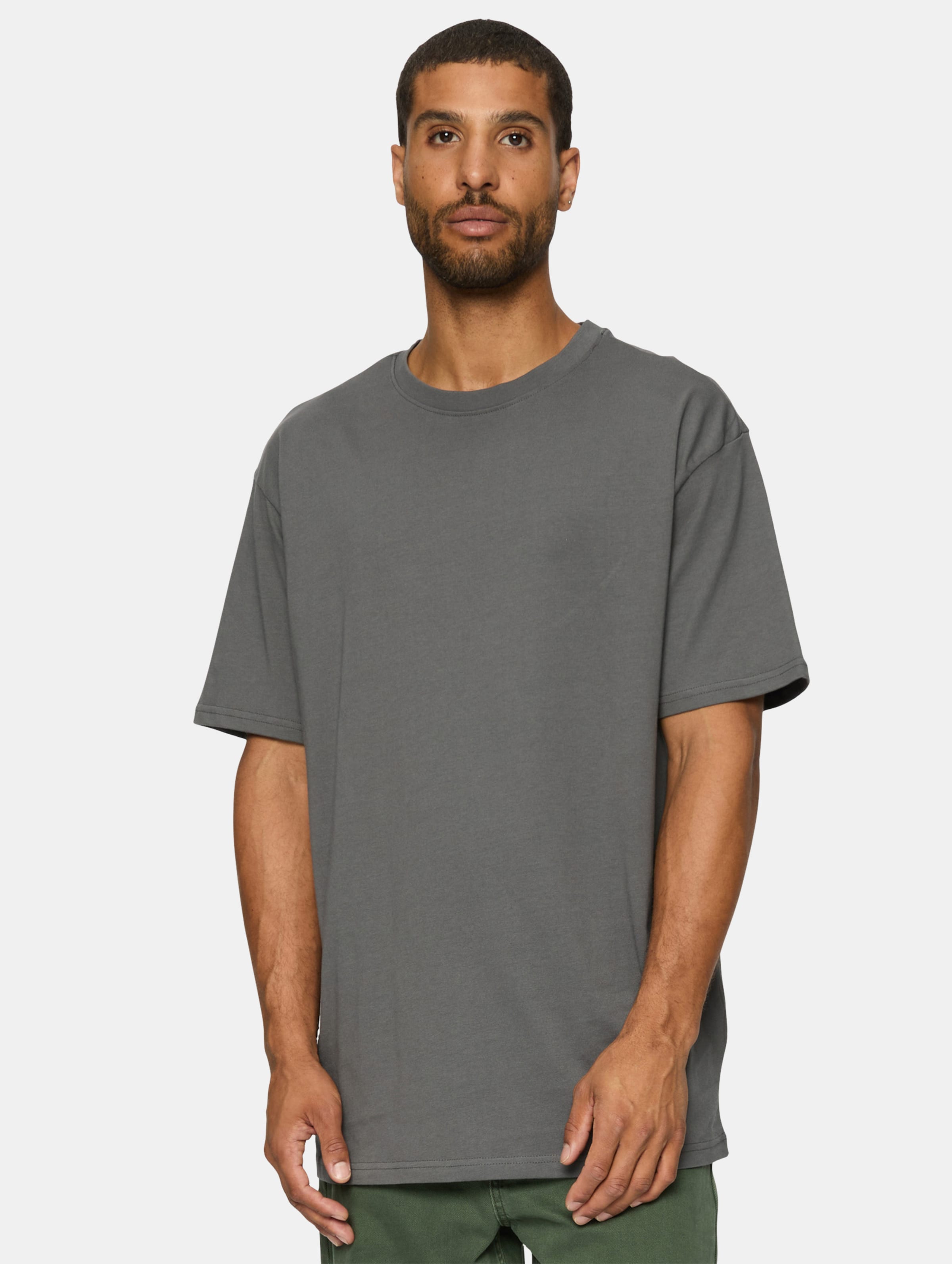 Urban Classics Heavy Oversized T-Shirts op kleur grijs, Maat M