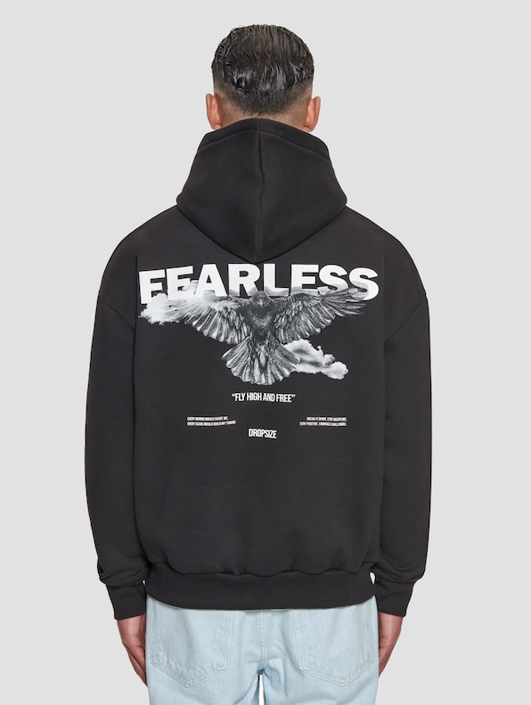 Dropsize Heavy Oversize Fearless Hoodies-1