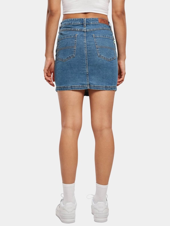 Ladies Organic Stretch Denim Mini -1