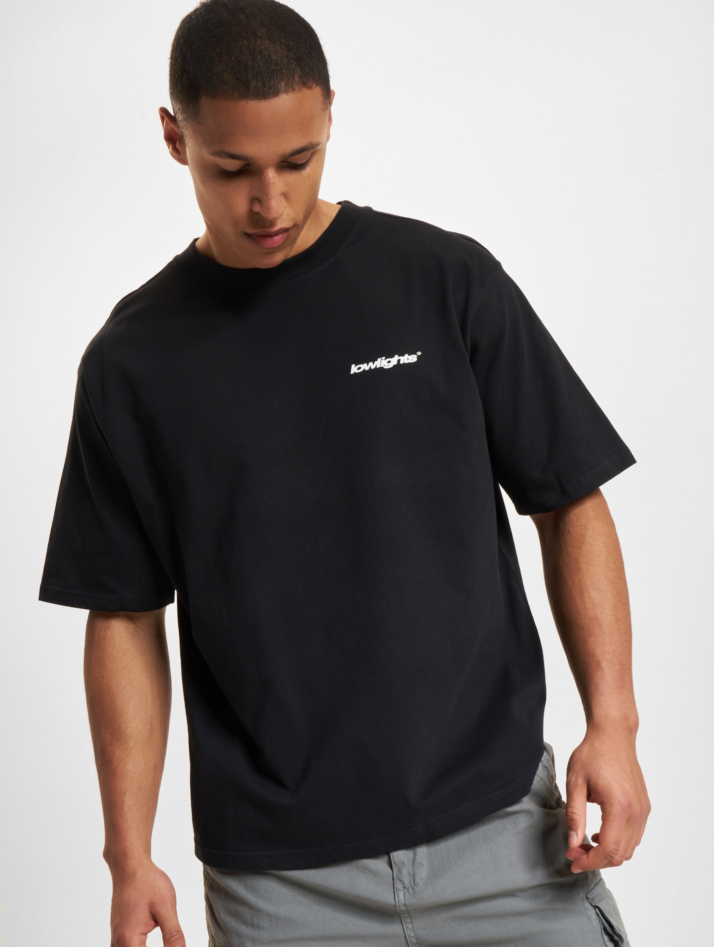 Low Lights Studios Basic T-Shirt black Männer,Unisex op kleur zwart, Maat XL