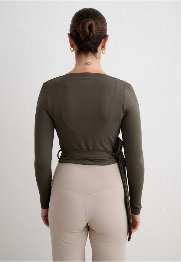Shape Seamless Wrap Long Sleeve-1