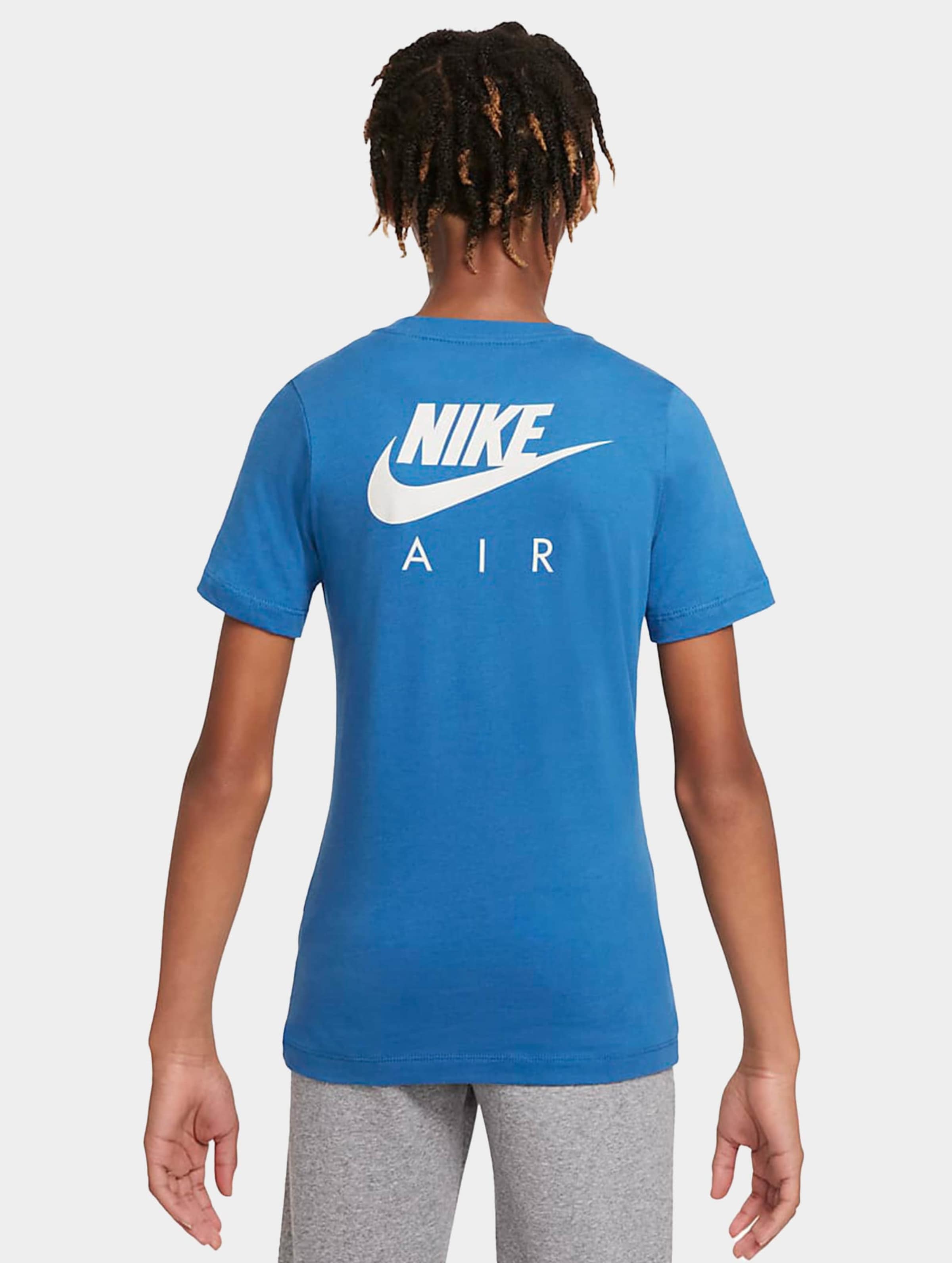 Blue nike outlet air t shirt