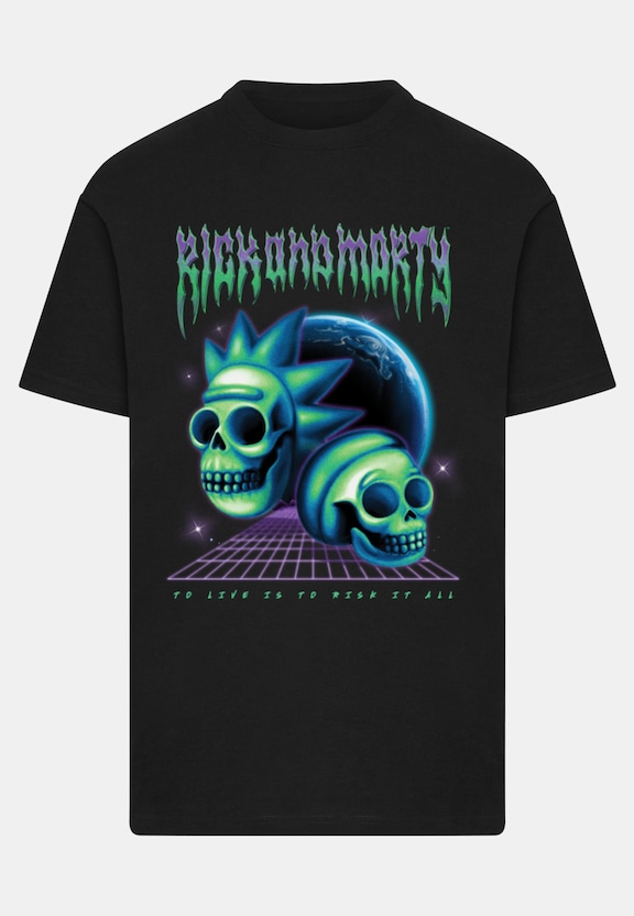 Rick & Morty Skull Tee-2