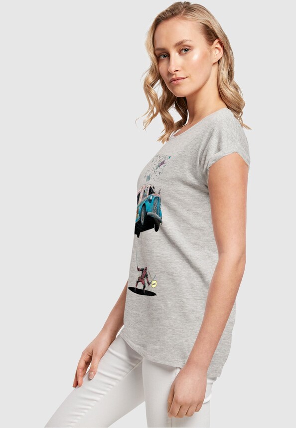 Ladies Deadpool - Ice Cream T-Shirt-2