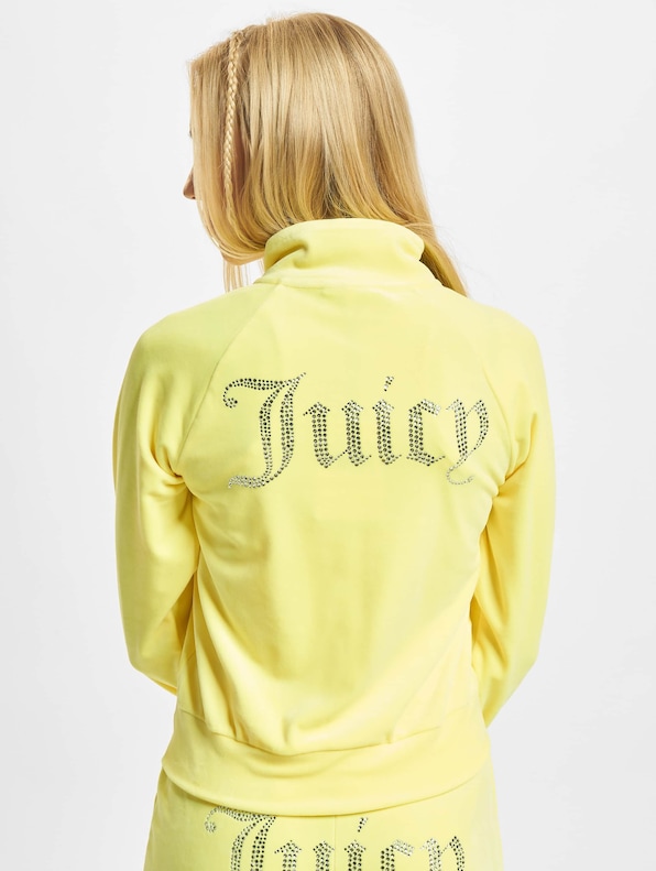 Juicy Couture Velour Track Jacket Lemon-0