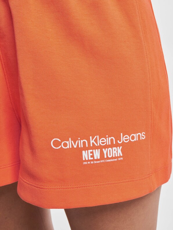 Calvin Klein Jeans Rib Insert Interlocks Shorts-4