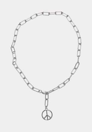 Y Chain Peace Pendant More