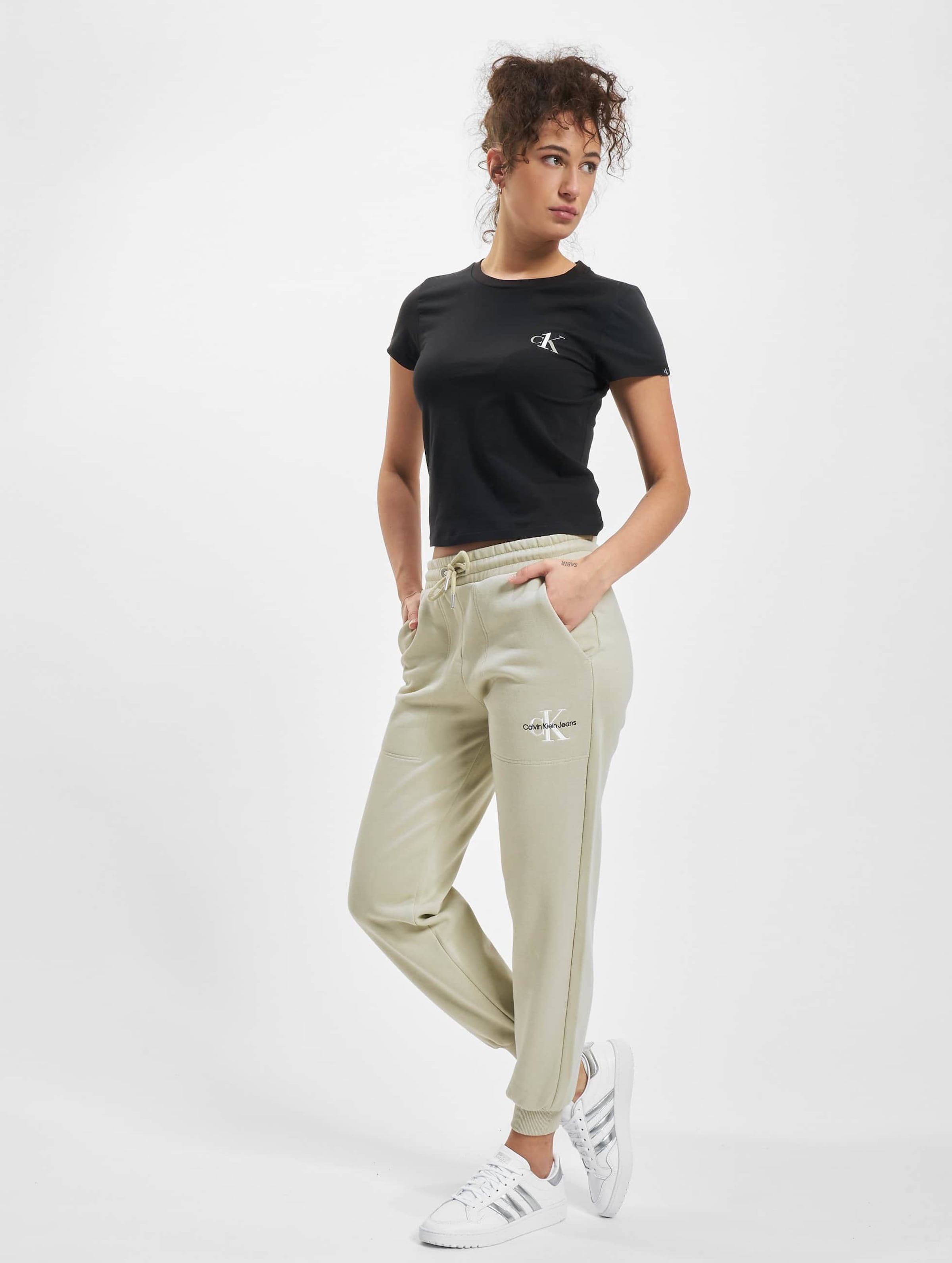 Calvin klein monogram discount sweatpants