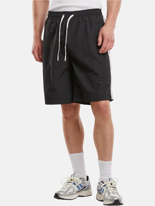  Board Shorts With Patched Stripe-0