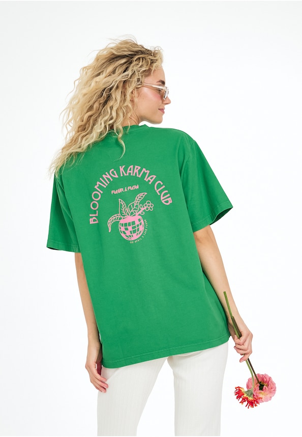 Boyfriend T-Shirt Blooming Club-1