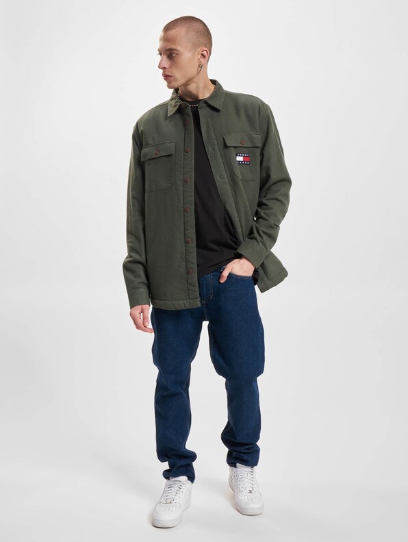 Tommy Jeans Sherpa Lined Langarmhemd-6