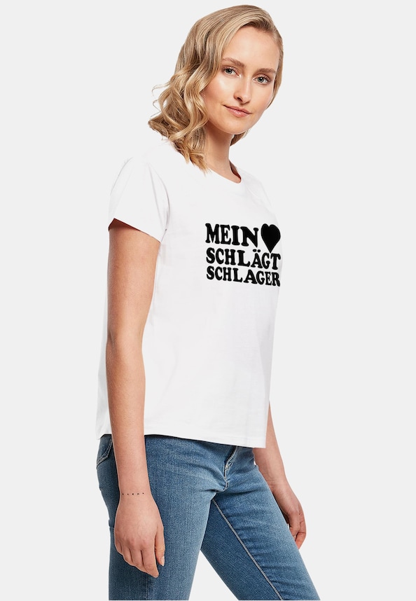 Ladies MHSS Logo Schwarz T-Shirt-3